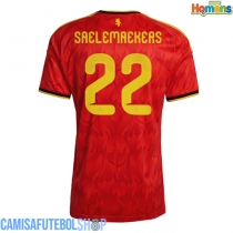 Camisa de time de futebol Bélgica Alexis Saelemaekers #22 Replicas 1º Equipamento Mundo 2026 Manga Curta